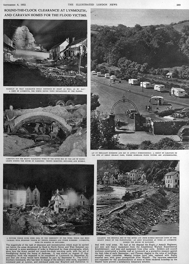 Lynmouth clearup